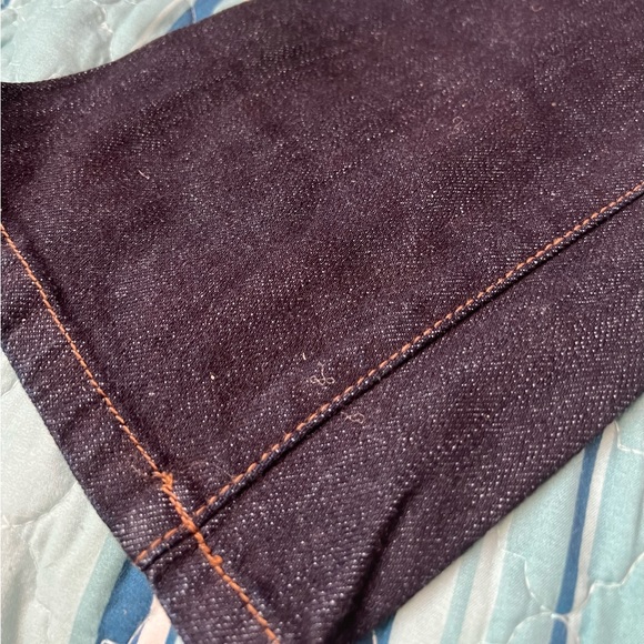 2P LAUREN RALPH LAUREN Womens Blue Zippered Pocketed Straight leg Jeans Petites - Picture 7 of 10